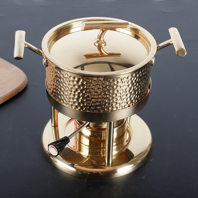 304 Stainless Steel Mini Hot Pot, High-End Club Hot Pot, Home Noodle Cooker, Milk Pot, Individual Hot Pot, Adjustable