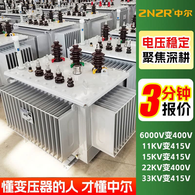 S13-M Copper 200kVA High Voltage 10kV to 400V Industrial 250 Overload 315 National Standard 400 Oil-Immersed Transformer
