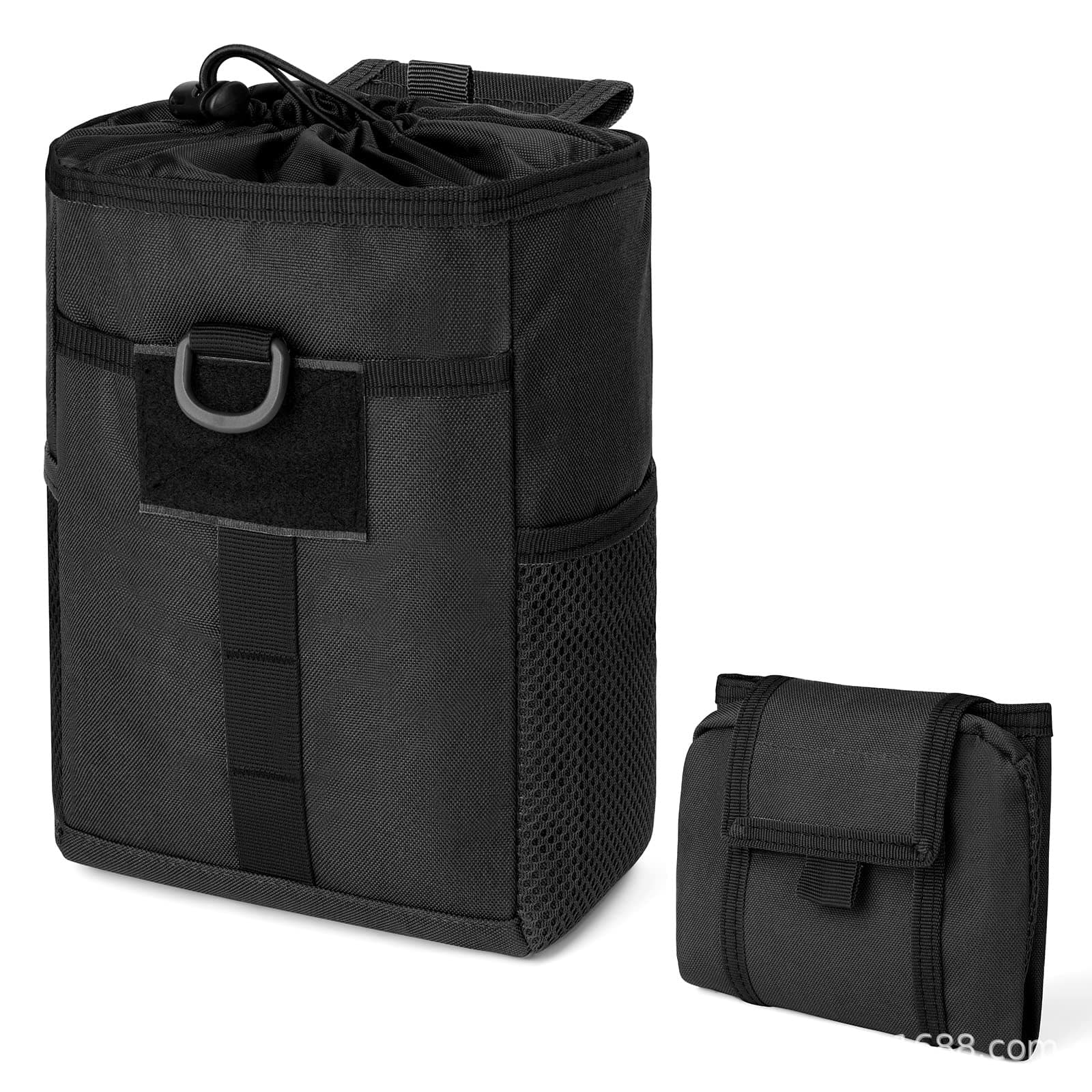Tactical Dump Pouch Attachment Bag Utility Pouch Storage Bag Tool Pouch Foldable Quick-Release Small Pouch Hanging Bag