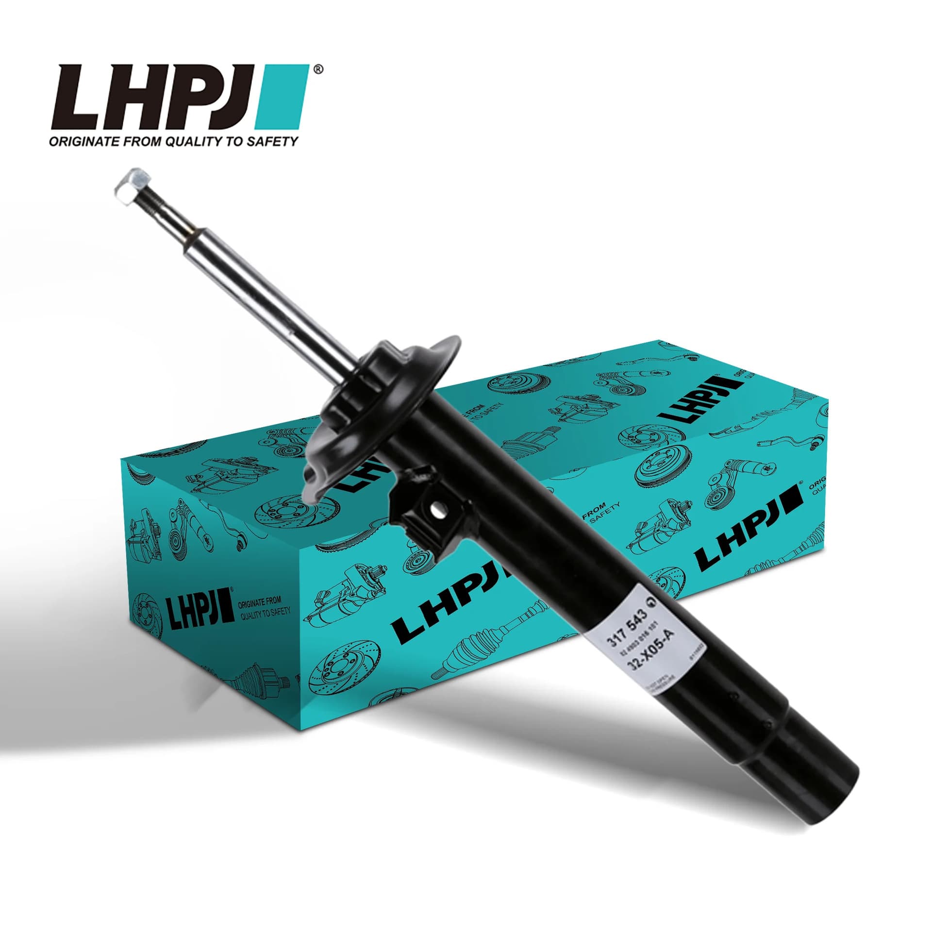 For BMW 3 Series E46 Front Shock Absorber OE:31316759095 31316759096