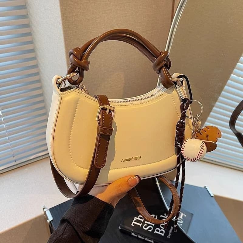 Amy Rabbit Women's Bag Simple Niche Texture Stylish Fashion Versatile Handbag Trendy Shoulder Crossbody Bag Fine A83