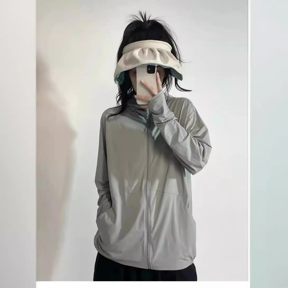 Ice Silk Sun Protection Shirt Women Summer Thin 2025 New Loose Outdoor Breathable Versatile Sunscreen Jacket Cardigan Outerwear