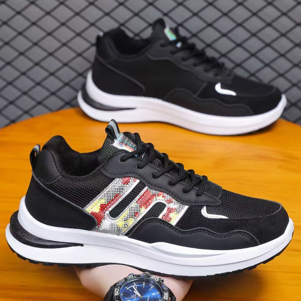 Men's Shoes 2025 New Autumn Breathable Sports Shoes Casual Mesh Shoes Cross-border Trade Casual Sports Shoes