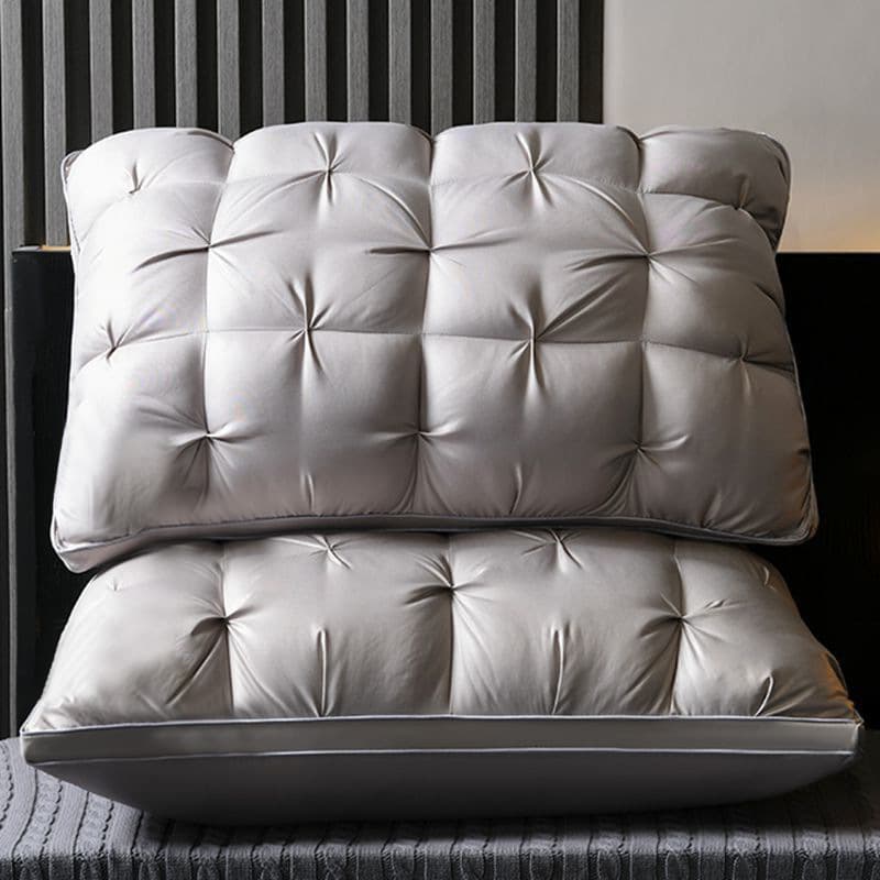 Hotel-Specific Pillow Core for Sleep Support and Cervical Spine Care, Twisted Bread Pillow, Fluffy Pillow for Home and B&B Use