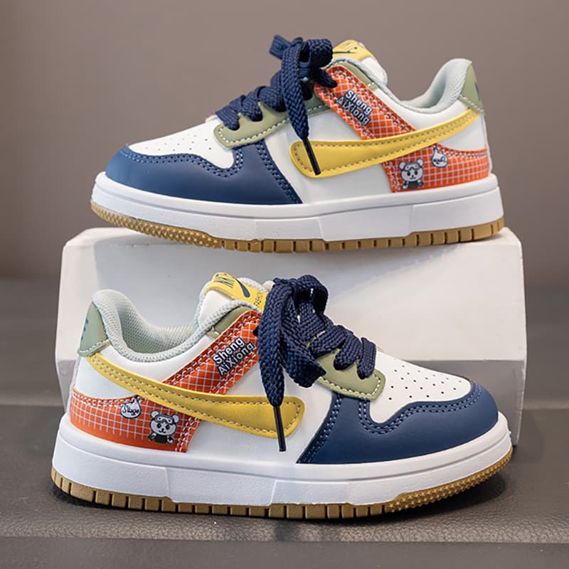 Children's Low-Top Sneakers Boys Girls Sports Shoes Spring Autumn 2026 New Casual Kids Shoes Lightweight Anti-Slip Running Shoes