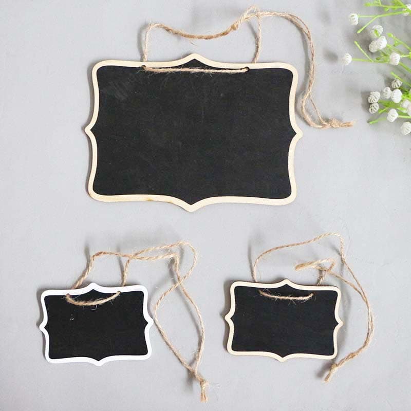 Solid wood children's double-sided drawing board blackboard home baby writing board office teaching mini hanging white graffiti board