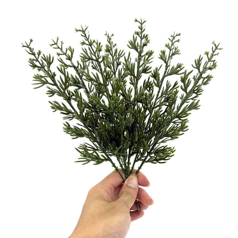 Cross-border artificial plant pine needle 3D tower pine green plant decoration Christmas tree vine wreath accessories manufacturer wholesale