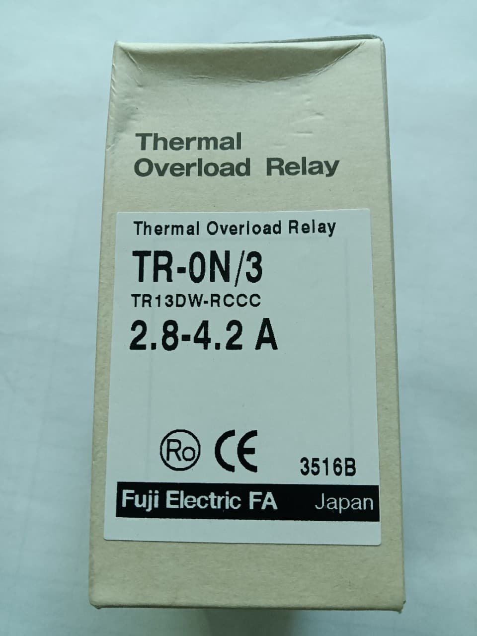 Brand New Original Fuji Thermal Relay TR-0N 3 2.8-4.2A
