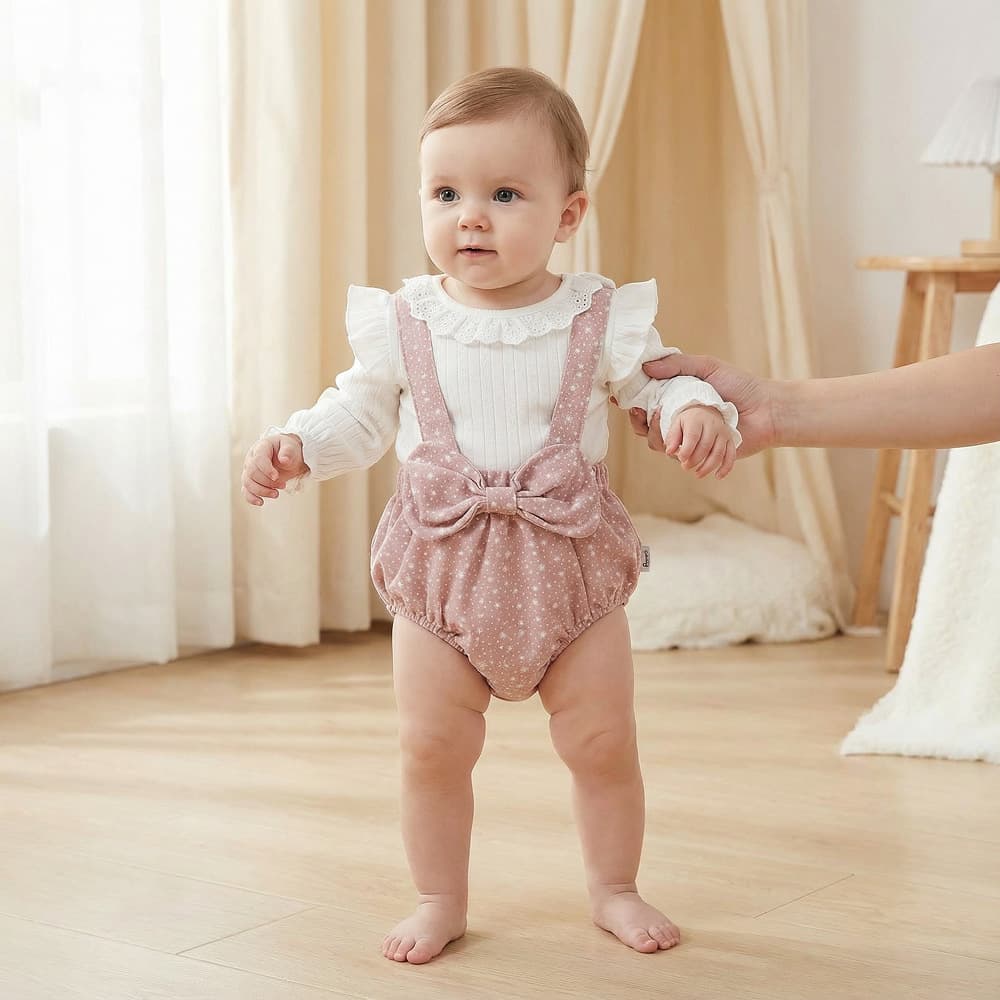 Autumn clothing for infants and young children, new baby jumpsuits, princess-style baggy clothes, two-piece set, cross-border hot style, sweet outing clothes