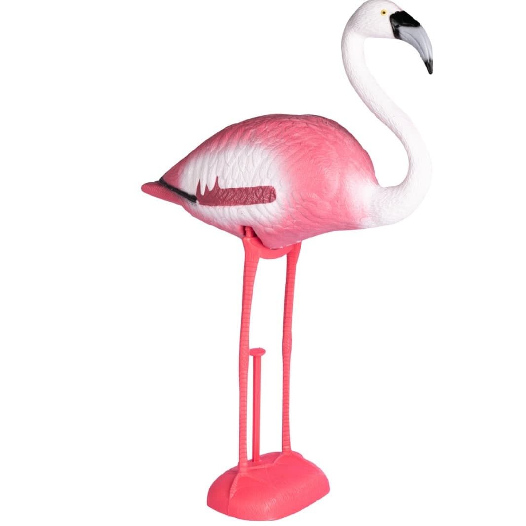 Lifelike Wild Bird Animal Model Pink Flamingo Detachable Long Legs Garden Courtyard Decoration