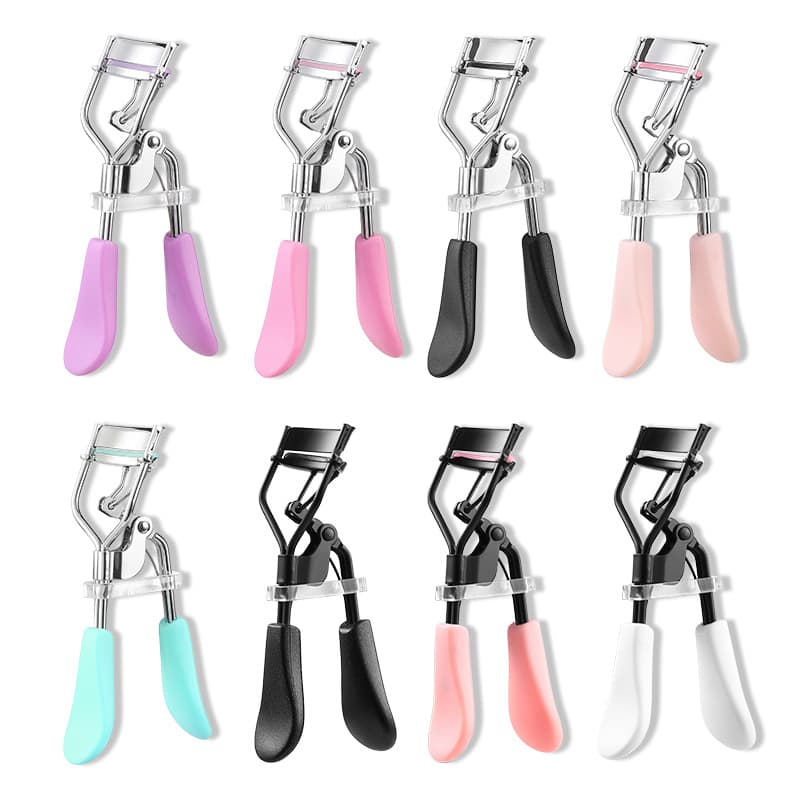 Wide-angle eyelash curler that does not pinch skin, natural curling and setting eyelash tool, beauty accessory