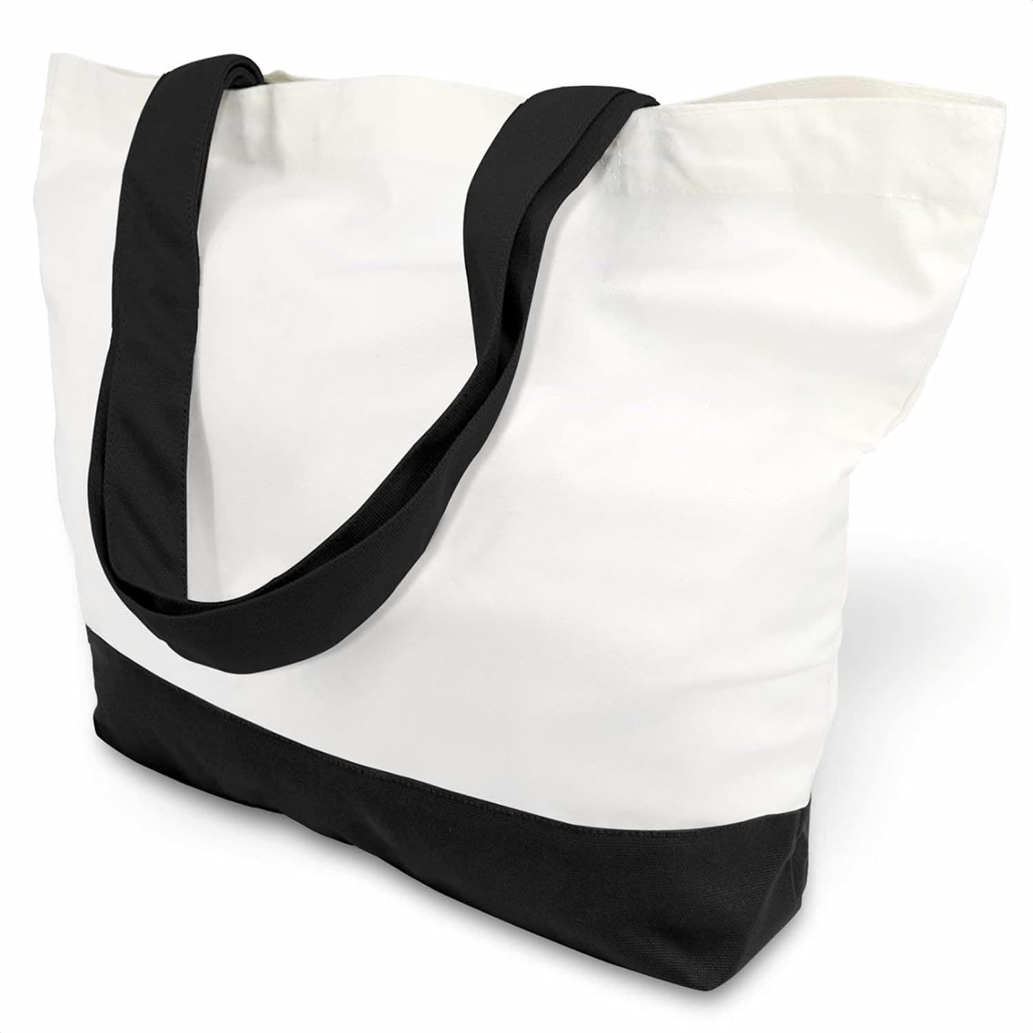 Extra Large Cotton Canvas Tote Bag Reusable Grocery Shopping Bag Fashion Craft Handbag