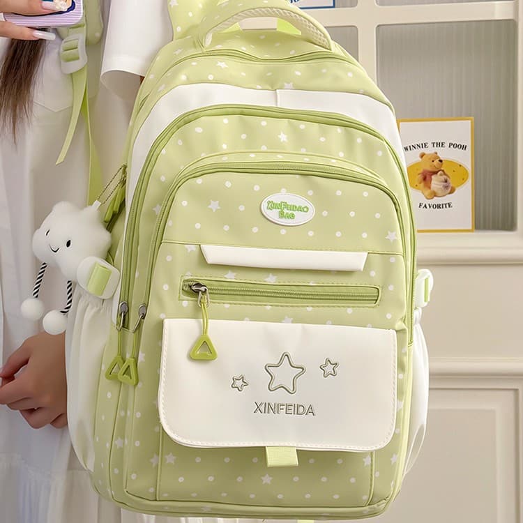 Wholesale college style sweet girl schoolbags high-looking middle and high school students school backpacks casual backpacks for women
