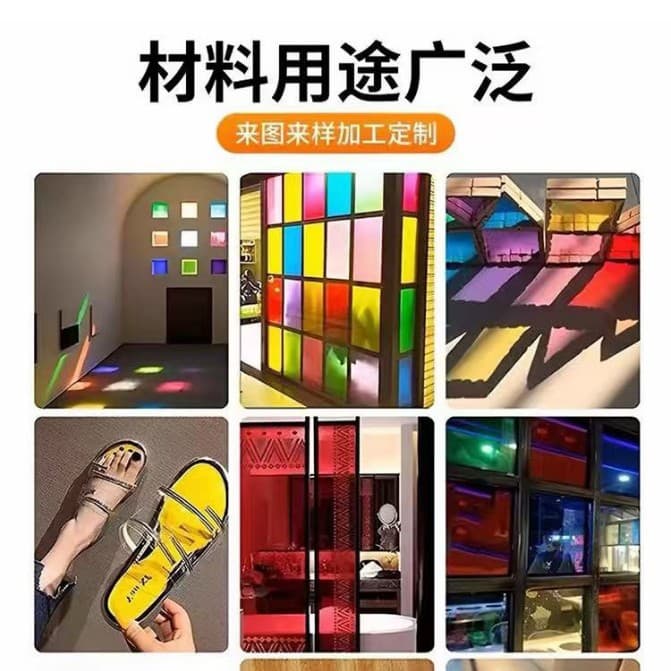 A4 Color PVC Sheets Colored Thin Sheets Kindergarten DIY Drawing Handmade Plastic Sheets Transparent Plastic Color Sheets