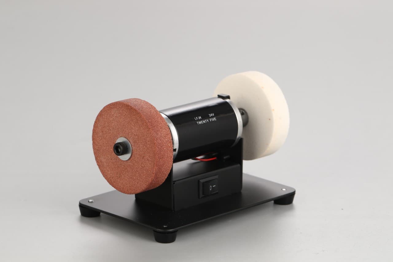 Electric Bench Grinder Mini Grinder Knife Sharpener Automatic Sharpening Variable Speed Motor Pure Copper Rust Removal Polishing