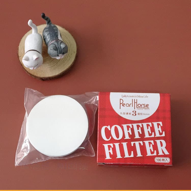 Coffee filter paper round 100 pieces Vietnamese pot filter paper No. 3 No. 6 No. 9 Moka pot filter paper drip filter Aeropress filter paper