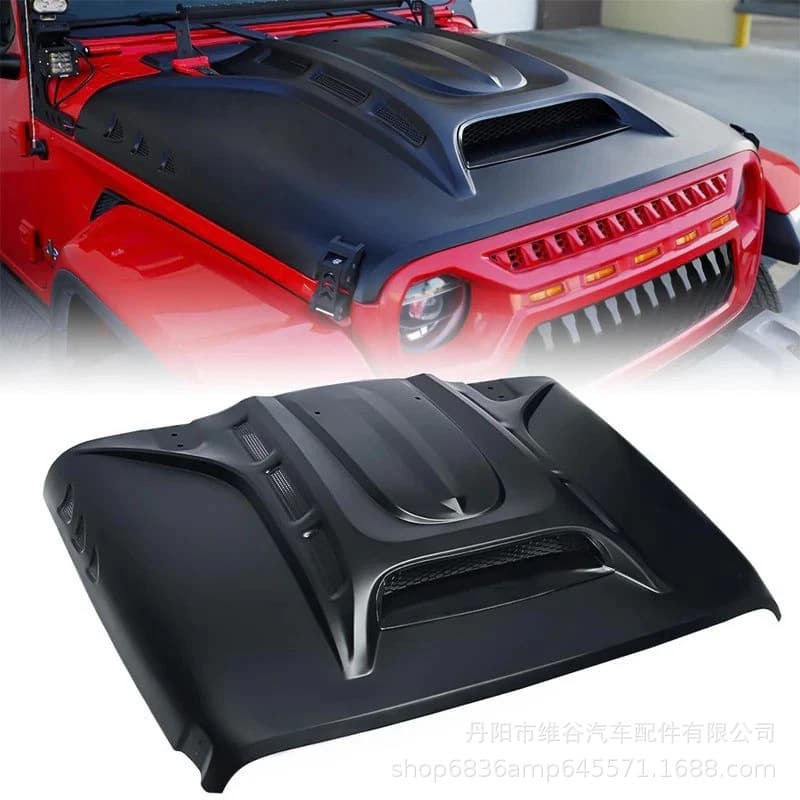 Cross-border Hood for 18-25 Jeep Wrangler Demon Hood Gladiator JL Hood Modification Accessories