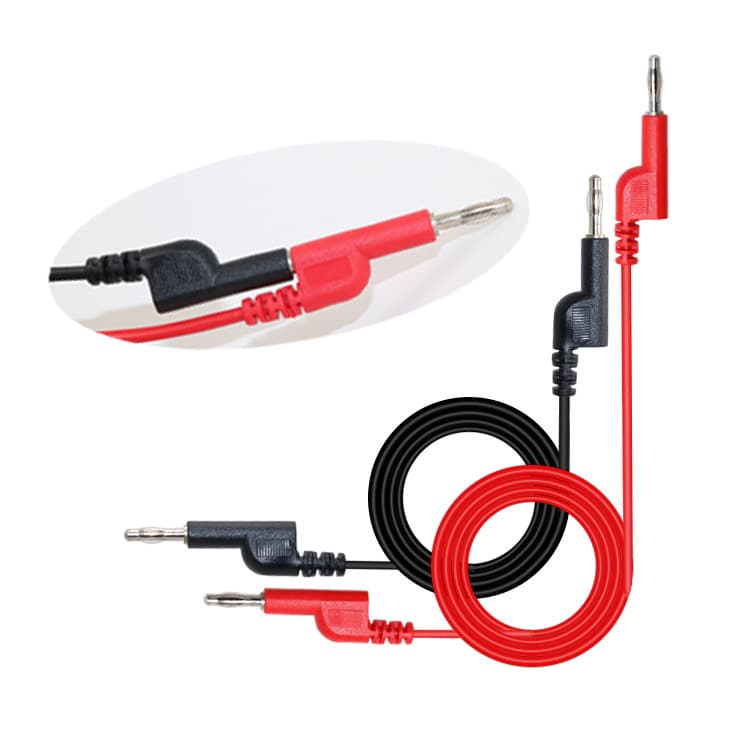 Multimeter Banana Plug Wires, 4MM Full Copper Banana Plug Test Leads, Extendable Test Power Plugs
