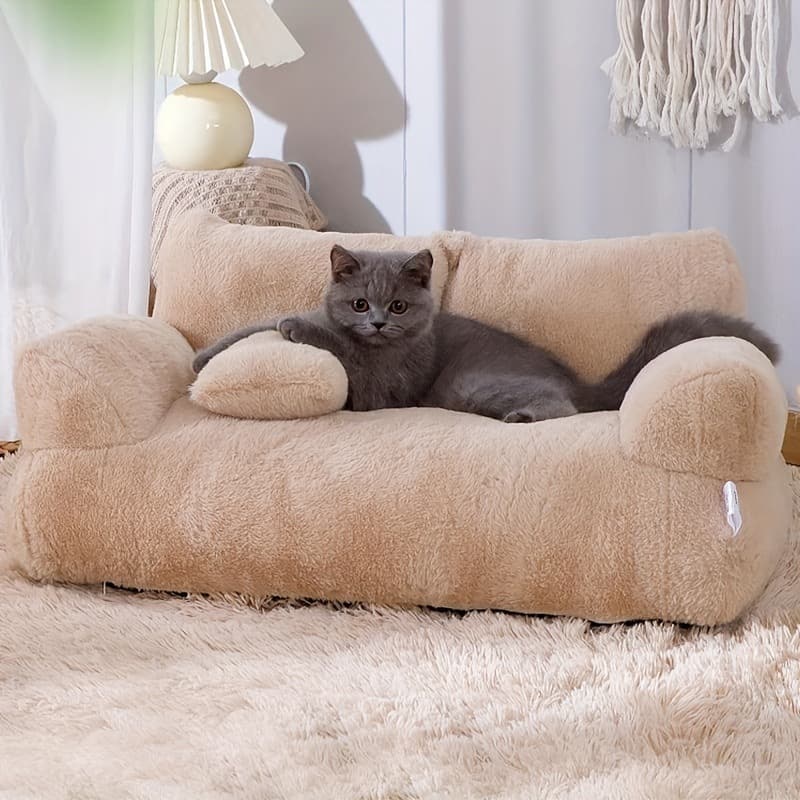 New cross-border soft and warm cat sofa bed, luxury cat bed, super soft and warm cat bed