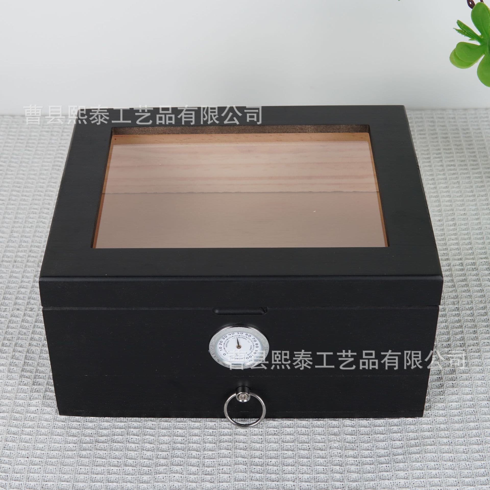 Creative Luxury Solid Wood Cigar Box Double Layer Wooden Cigar Humidor Home Wooden Cigar Storage Box