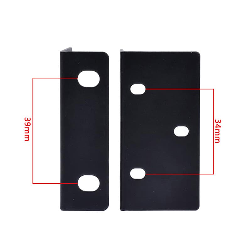 Hikvision hard disk video recorder hanging earphone cabinet bracket NVR-1U ear NVR2/4/8 disk cabinet hanging ear