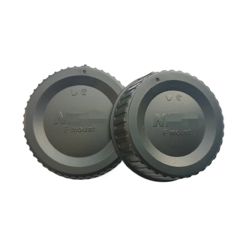 New Front and Rear Cap Set Compatible with Nikon D-Series DSLR Camera Body Cap + Lens Rear Cap