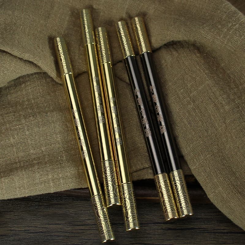 Pure copper Ruyi gold hoop pen brass pen gel pen signature pen creative pen metal pen student pen ballpoint pen