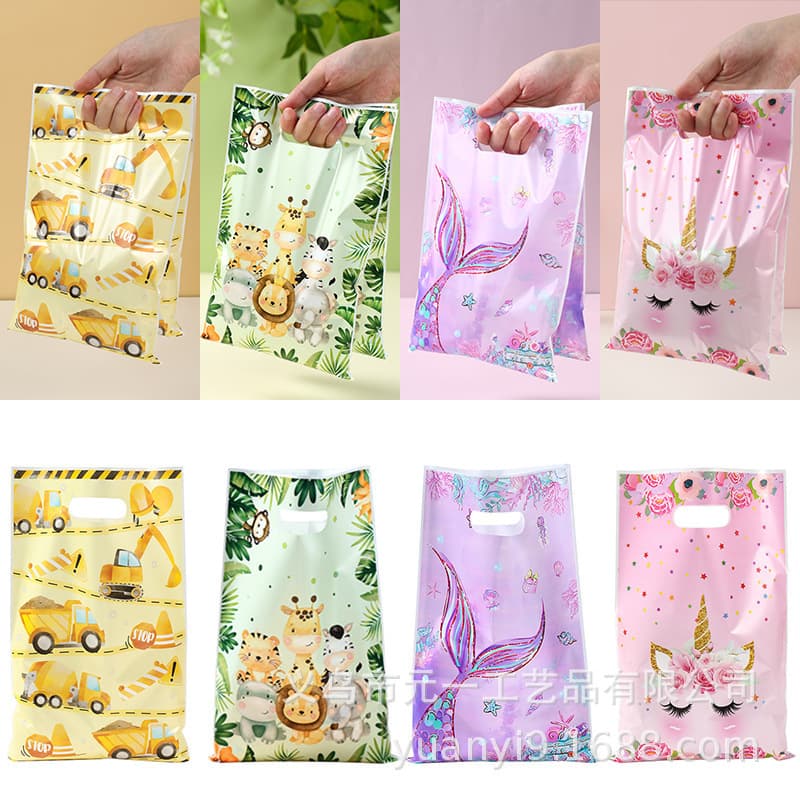 Original Design Handbag Gift Bag Candy Bag Butterfly Unicorn Mermaid Packaging Bag Party Birthday Return Gift Bag