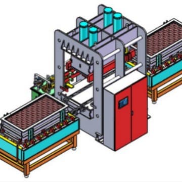 Carbon Fiber Press Machine Fiber Pellet Preforming Machine Automatic Carbon Fiber Preforming Equipment