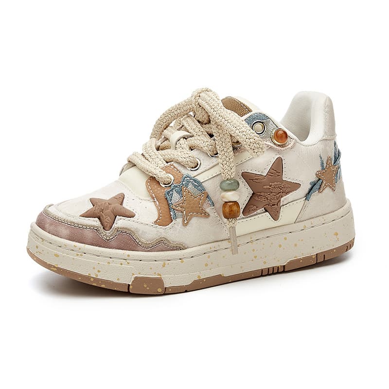 2024 Autumn/Winter New Riverside Scene at Qingming Festival Stars Fashion Trendy Versatile Sneakers Unisex Couples Same Style Chinese Trend