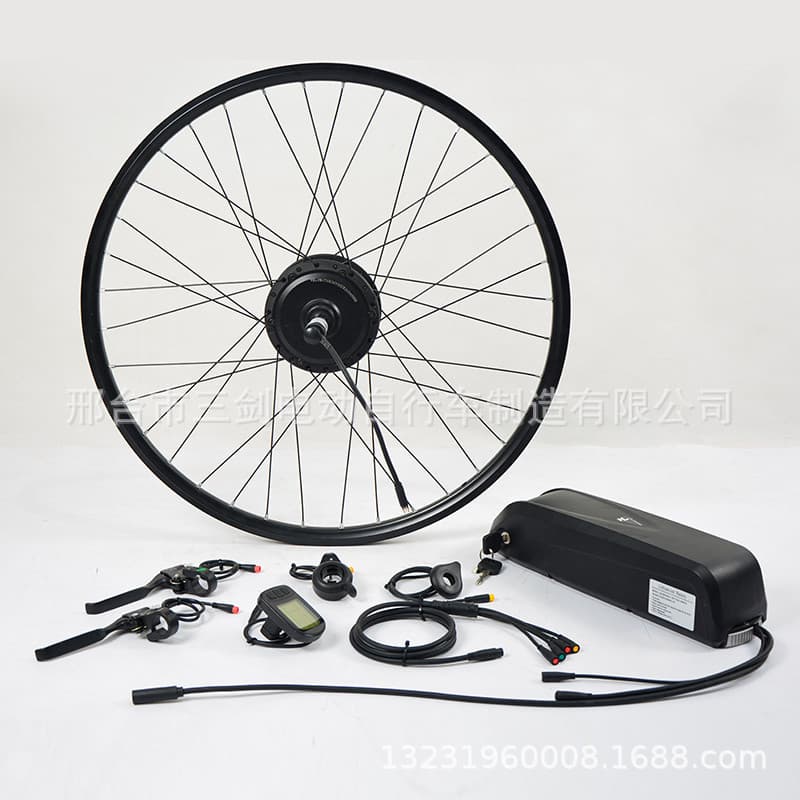Mountain Bike Lithium Battery Electric Power Assist Kit 48V 500W Large Capacity Wide Motor Wheel Set