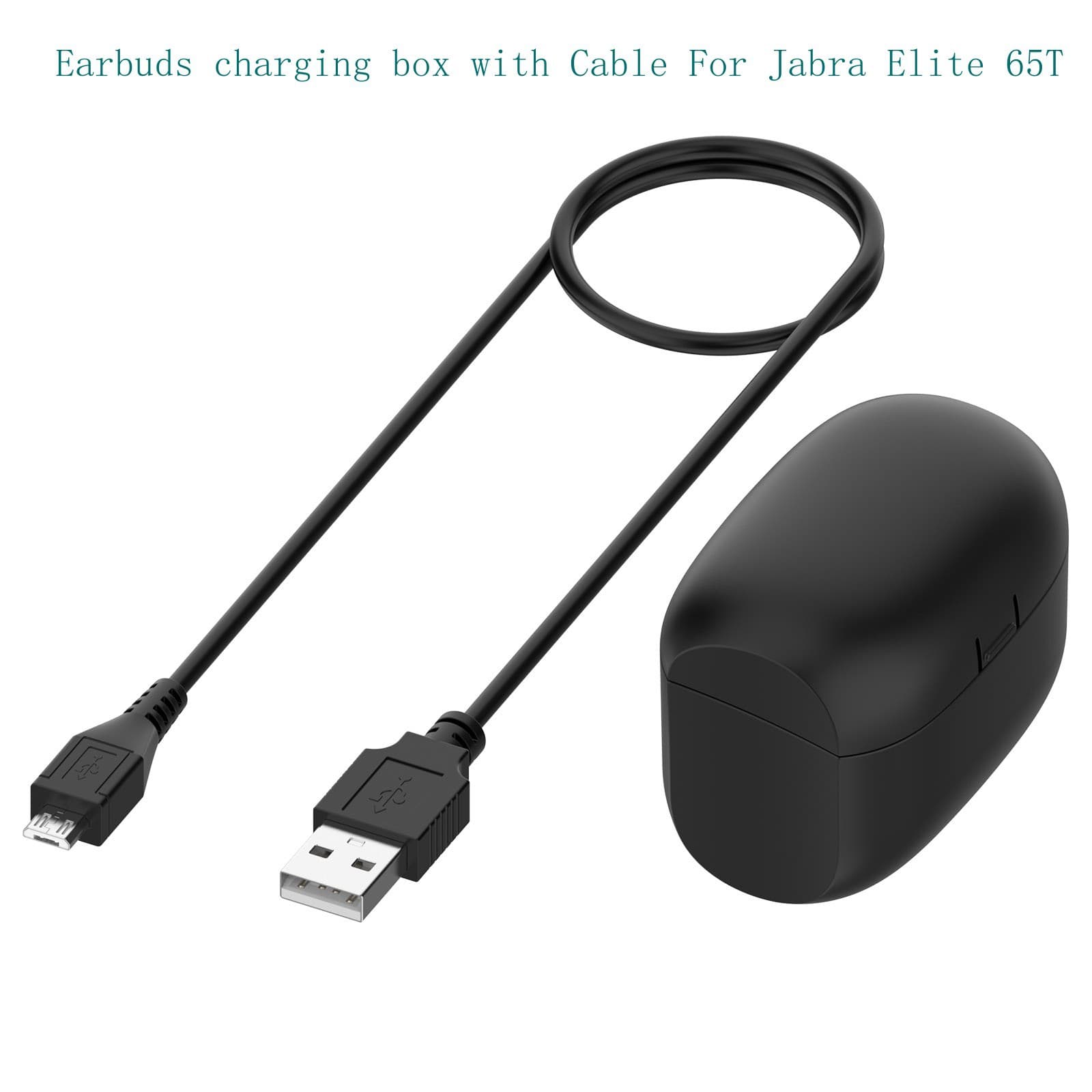 Bluetooth Earbuds Charging Case Compatible with Jabra Elite 65t 75t 85t Charging Case Elite 10