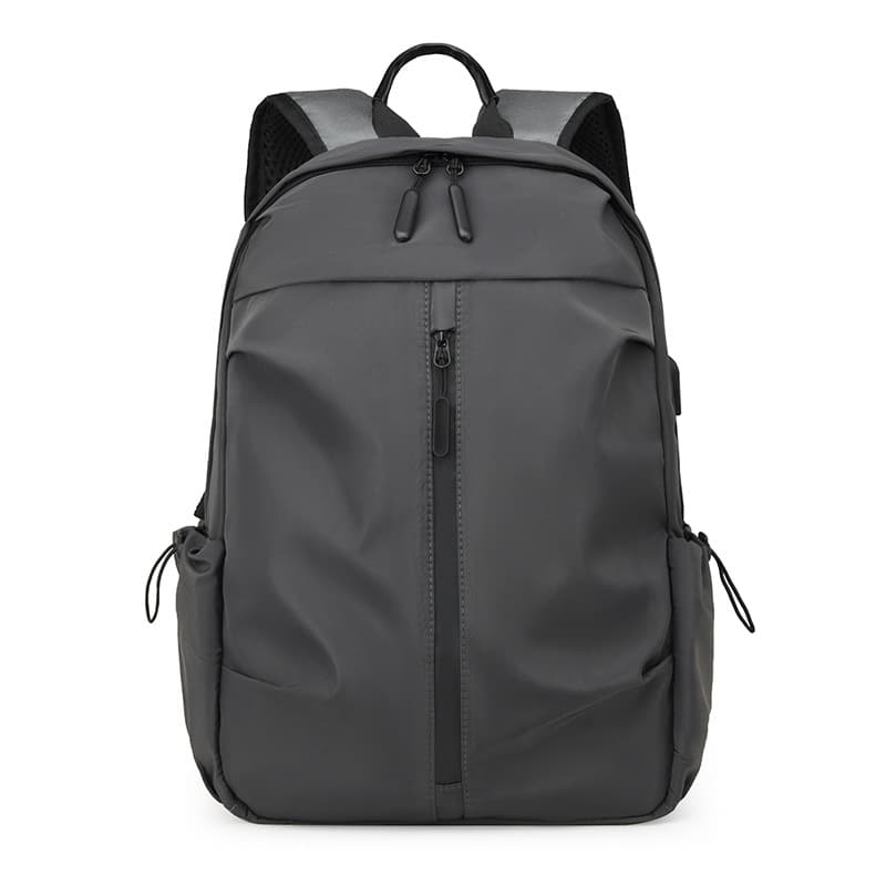 Men's Lightweight Large-Capacity Backpack, Outdoor Dual-Shoulder Logo Printed Laptop Bag, Travel Student Cross-Border School Bag