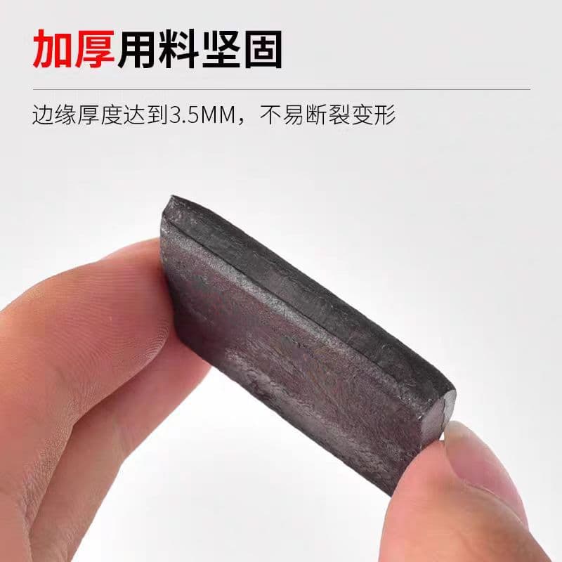 Hoe iron clip hoe accessories iron code horse manganese steel hand-forged wooden stopper wooden tip iron installation sturdy batch
