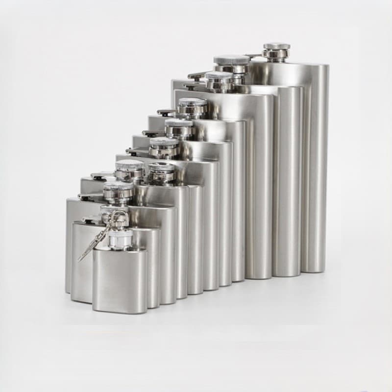 Factory direct supply 1-18 oz stainless steel flasks, small liquor bottles, outdoor portable drinkingware, baijiu bottles