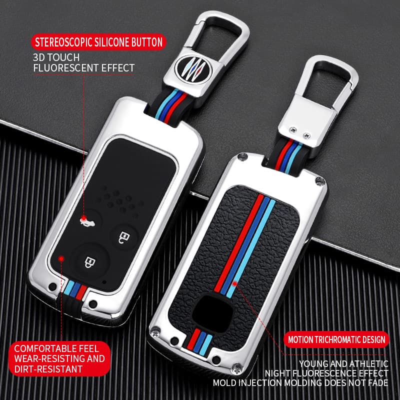 Key case for Honda old generation eighth-generation Accord, ninth-generation Civic, CRV, Spirior, Crosstour car keychain buckle