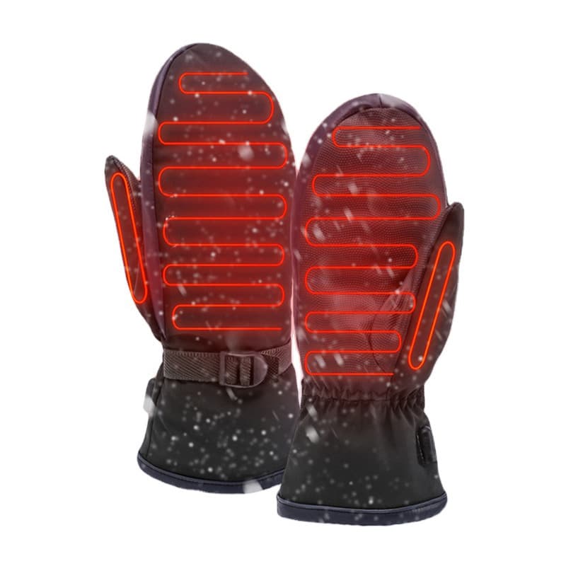 In-Stock Power Bank Heating Gloves - Double-Sided Heating USB Electric Mittens, Winter Warmth for Skiing and Skating