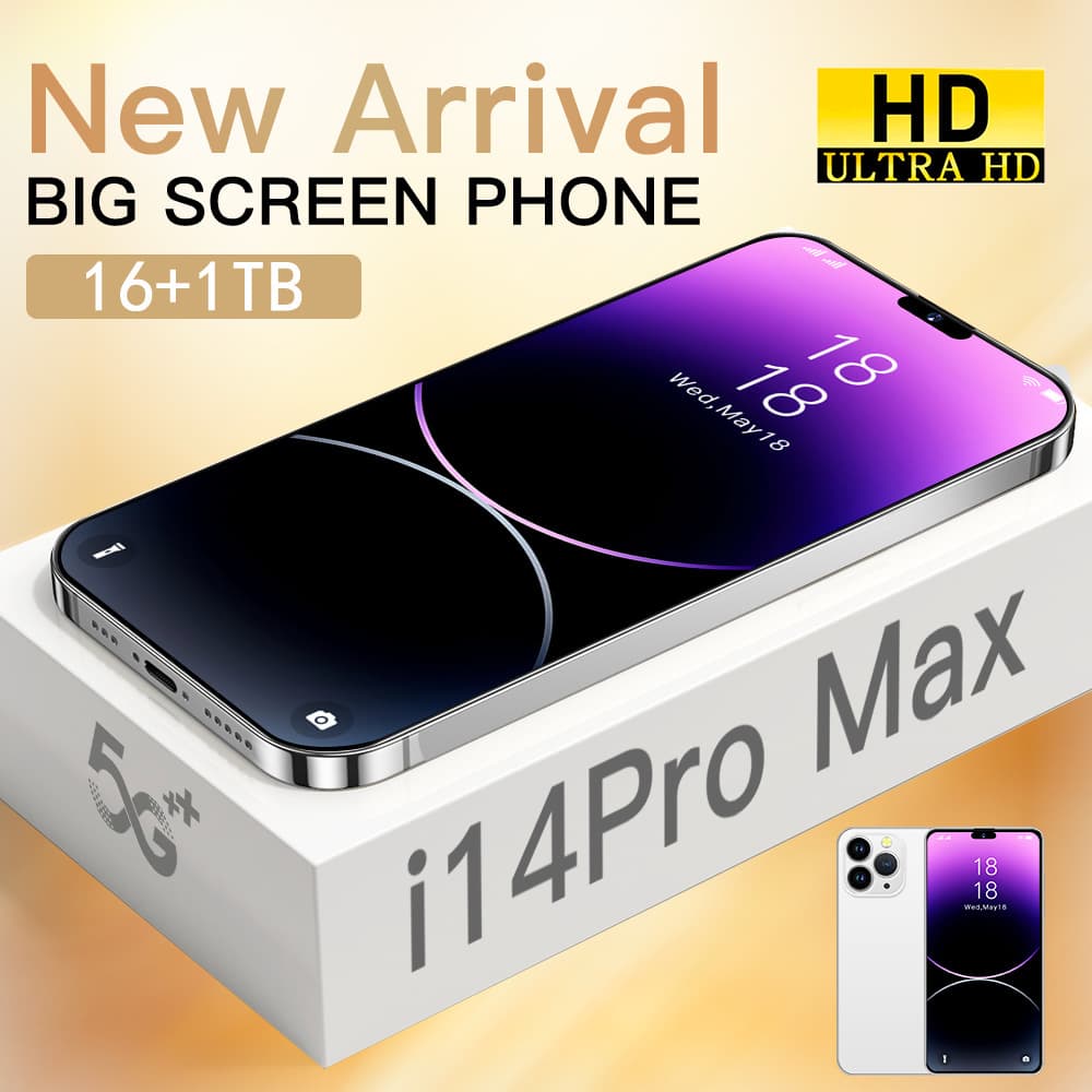 Cross-border in-stock i14 Pro Max smartphone 16+1TB HD extra-large screen factory direct wholesale European and American version
