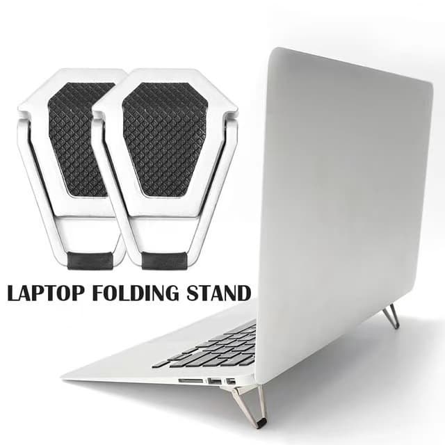 Cross-Border Laptop Stand, Invisible Computer Stand, Mini Desktop Height-Increasing Cooling Portable Folding Support Stand