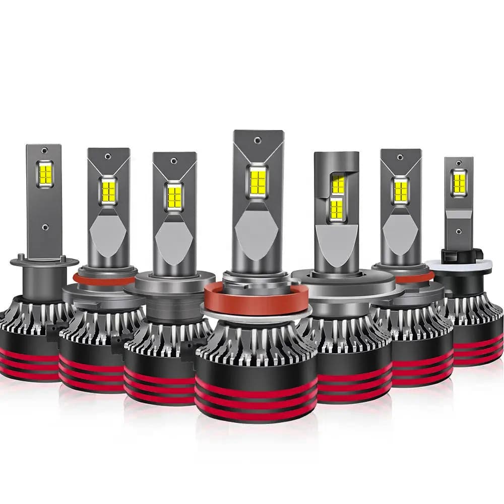 M8pro Car Headlight High Power LED Low and High Beam Integrated Front Headlight Off-Road Vehicle Spotlight Bulb Front Headlamp
