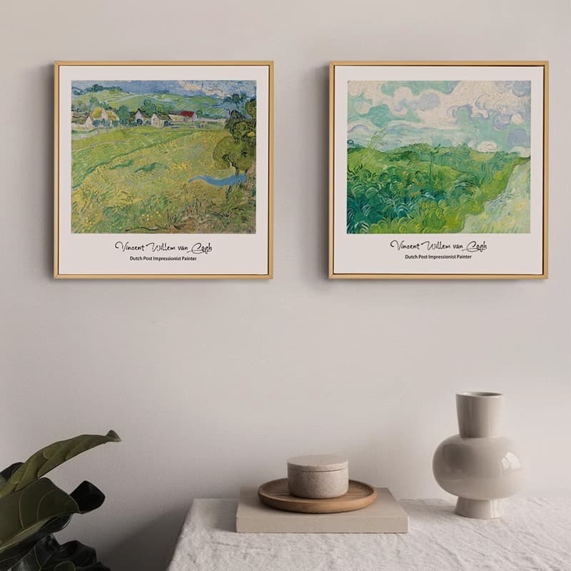 Van Gogh Monet Living Room Bedroom Wall Decoration Painting Restaurant World Famous Painting Bedside Mural Sofa Background Wall Hanging Painting