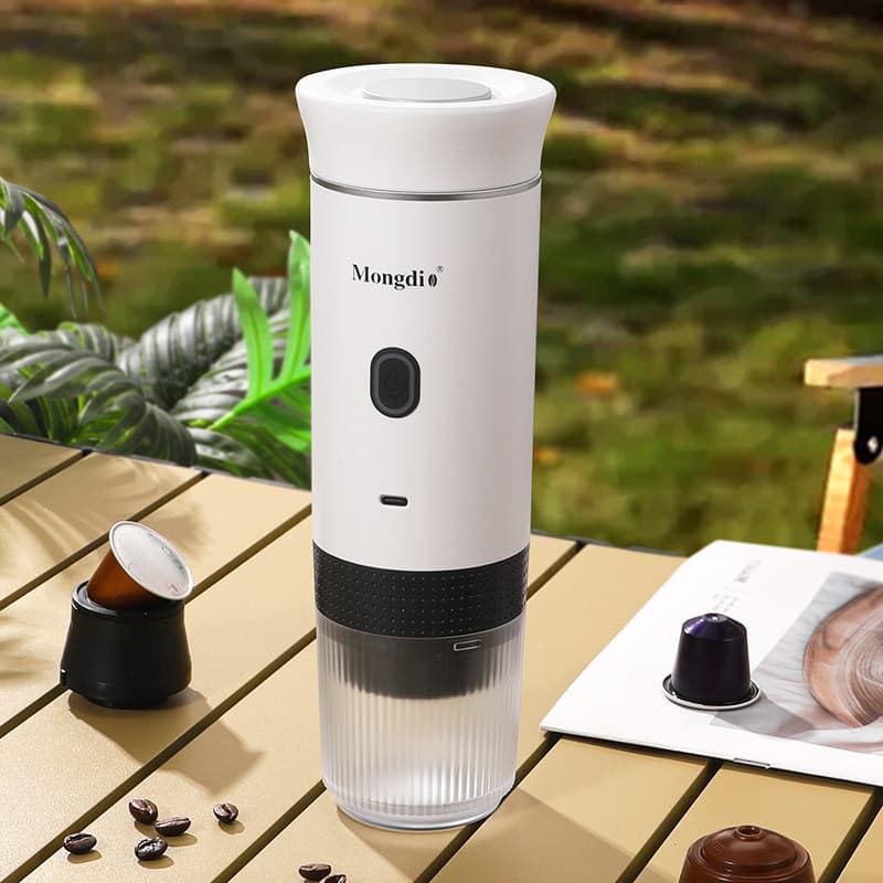Mongdio Portable Coffee Machine Capsule Coffee Extraction Machine Italian Espresso Electric Home Coffee Machine