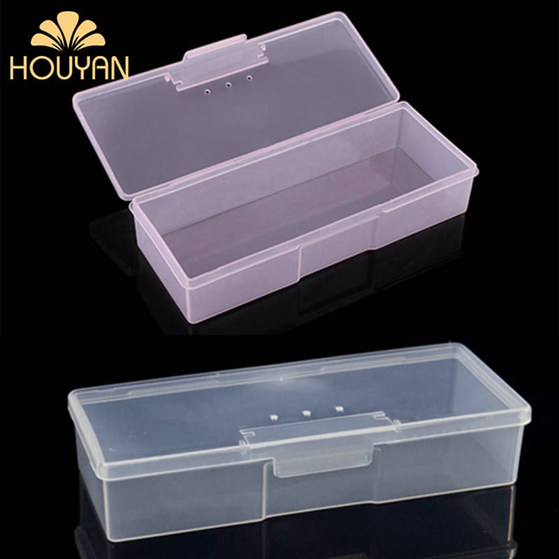 Manicure Tools and Jewelry Box Storage Box Taobao Nail Tool Set Hardened Thickened Plastic Box Flip Lid Buckle