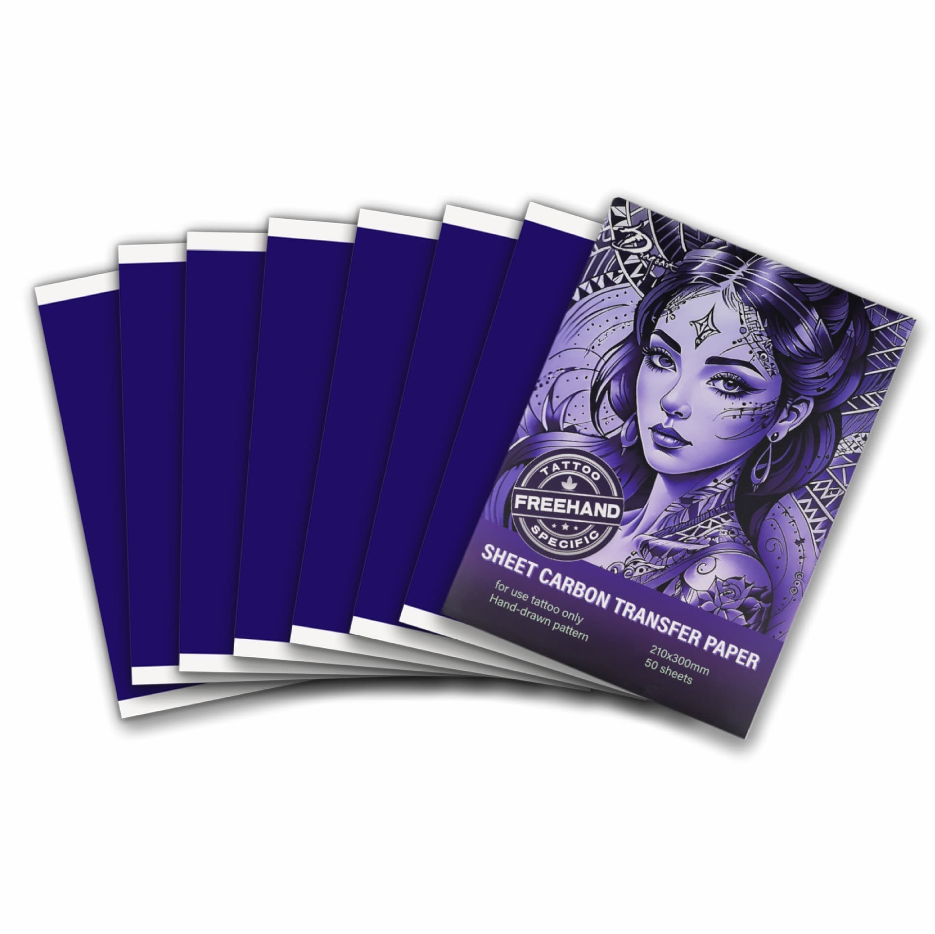 Tattoo Equipment Tattoo Hand-Drawn Transfer Paper Tattoo Transfer Paper Single-Link Clear Transfer 50 Sheets/Box