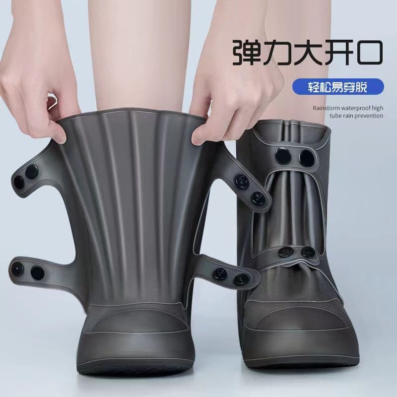 Factory Wholesale Rain Shoe Covers Waterproof Non-Slip Men Women Foot Covers Thickened Wear-Resistant Outdoor Rain Boots Adult Water Shoes