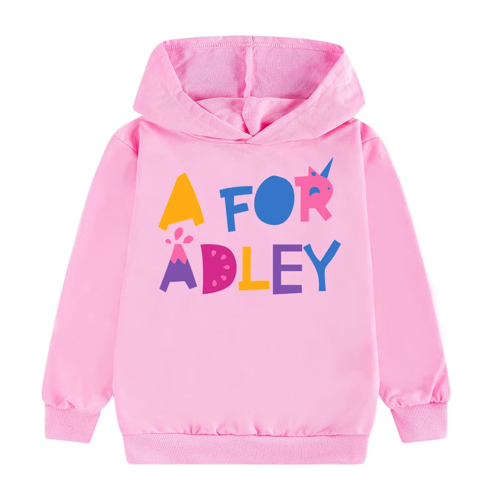 Cross-border children's clothing hot-selling pattern A for adley medium and large children's clothing children's girls hoodies sweatshirts B814