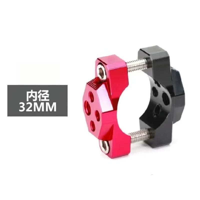 Motorcycle electric light decoration modification accessories bell auxiliary spotlight bracket clamp faucet bumper clamp pressing code