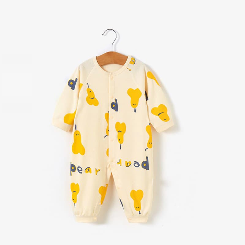 Newborn Baby Romper Spring Autumn Cotton Boneless Infant Crawling Suit Soft Newborn Baby Boy Girl Harem Pajamas