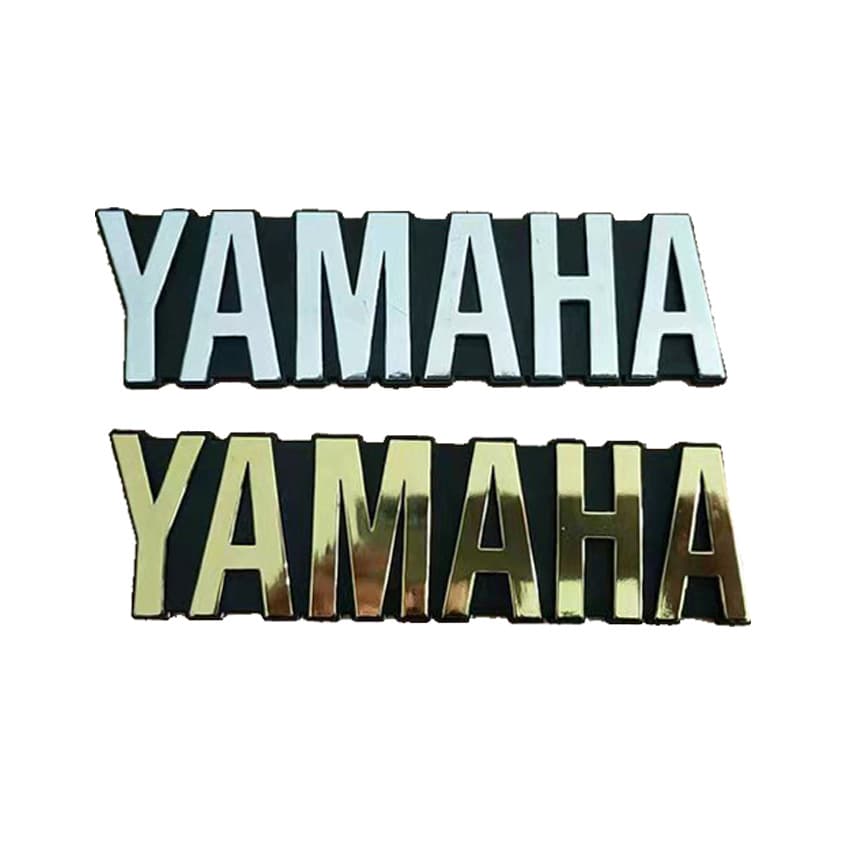 Yamaha letter emblem electric vehicle license plate plastic badge Yamaha fuel tank letter emblem ABS injection molded