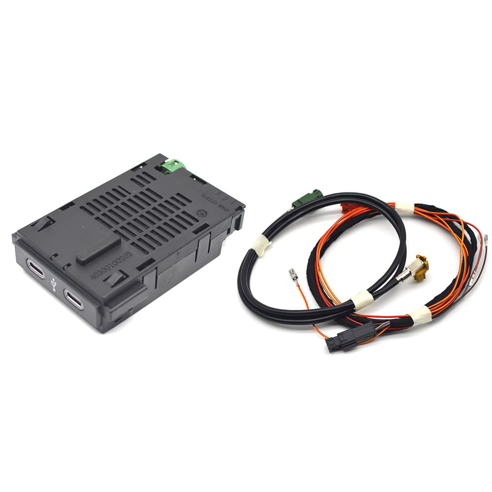 2GD035736 Front Dual Type-C Interface Charging Plug with Cable for VW ID6 Sagitar Bora T-Roc